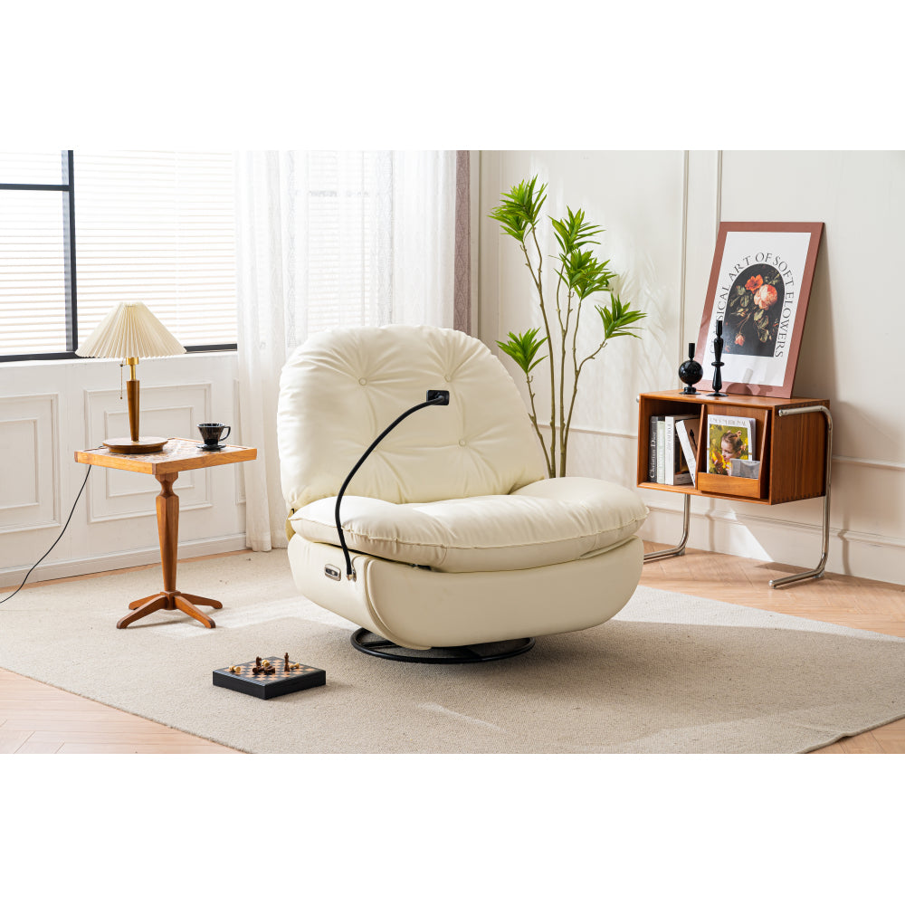Power Recliner Swivel Glider USB Charger With Bluetooth Music Player Different Function Sleep Working Game and Leisure Model