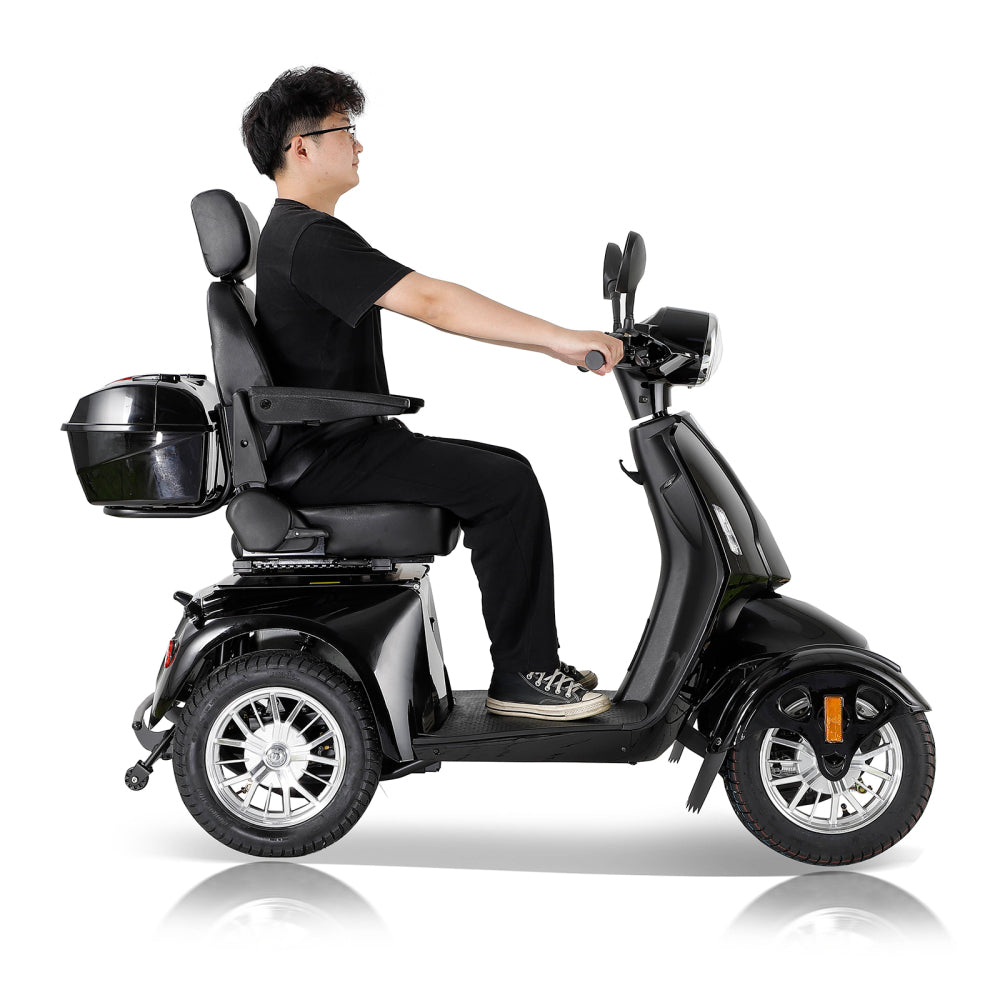 Fastest Mobility Scooter With Four Wheels For Adults & Seniors, Red 800W