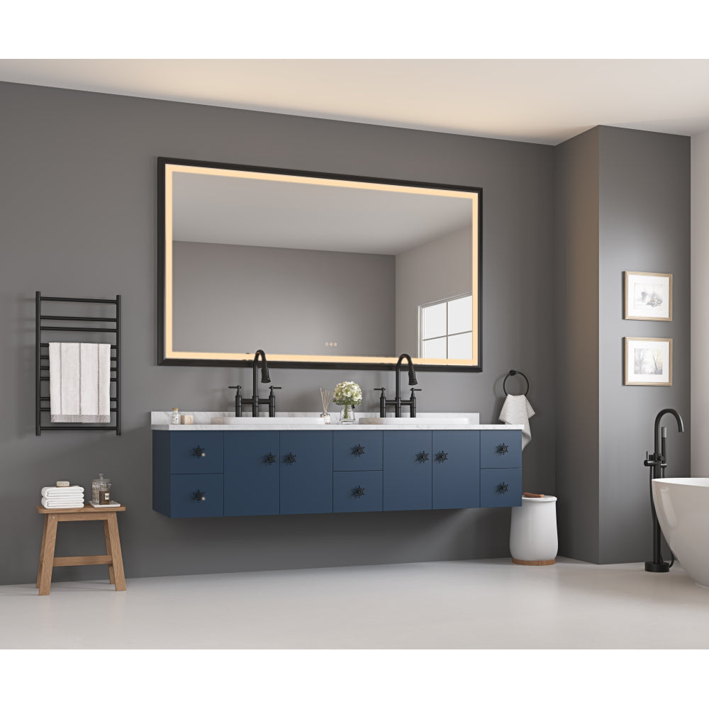 96in. W x 48 in. H LED Lighted Bathroom Wall Mounted Mirror with High Lumen+Anti-Fog Separately Control
bedroom full-length mirror bathroom led mirror hair salon mirror