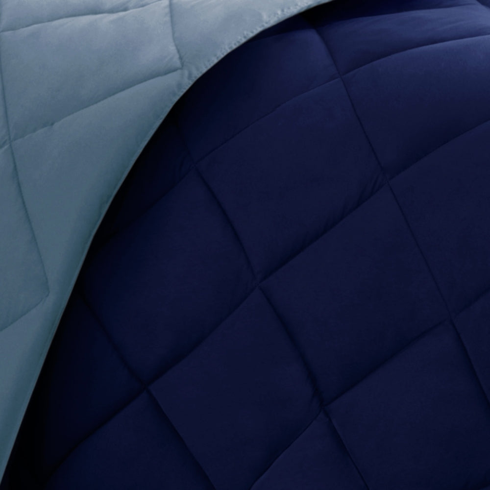 Twin/Twin XL 3M Scotchgard Diamond Quilting Reversible Down Alternative Comforter Set