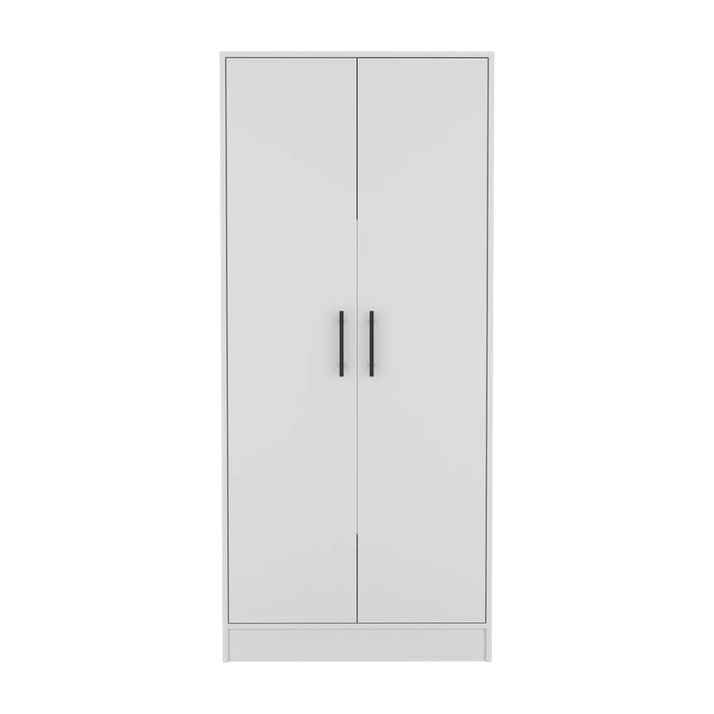 Canaan 2-Piece Bedroom Set, Armoire + Dresser, White