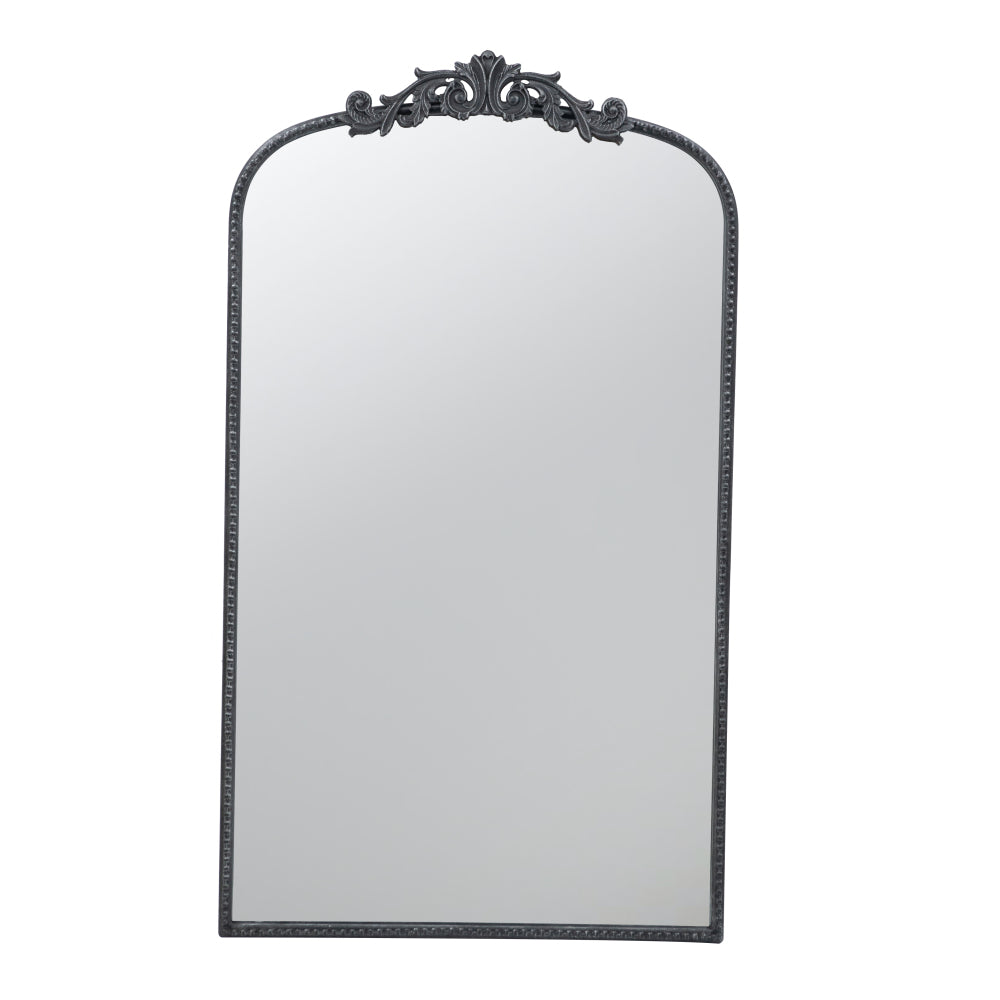 24" x 42" Gold Arch Mirror, Baroque Inspired Wall Decor for Bathroom Bedroom Living Room