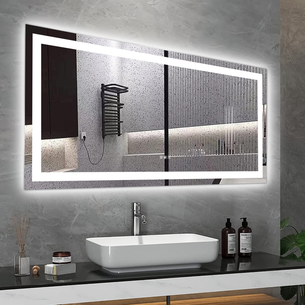 (Same as W134070942/L4004) 72"×36" LED Mirror Light Bathroom,anti-Fog & Dimming Led Bathroom Vanity Mirror