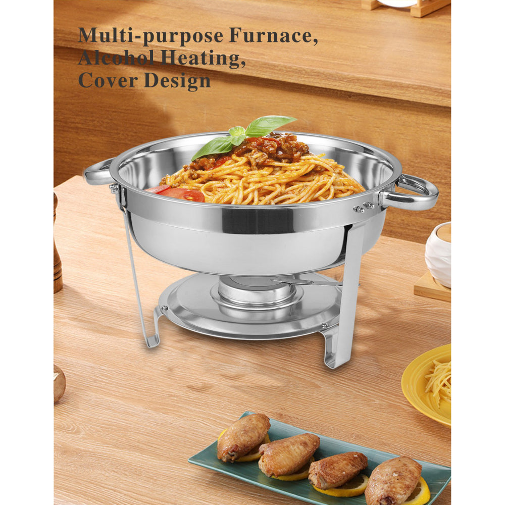 Round Buffet Catering Dish For Home and Outdoor 2 Pcs/ Sets