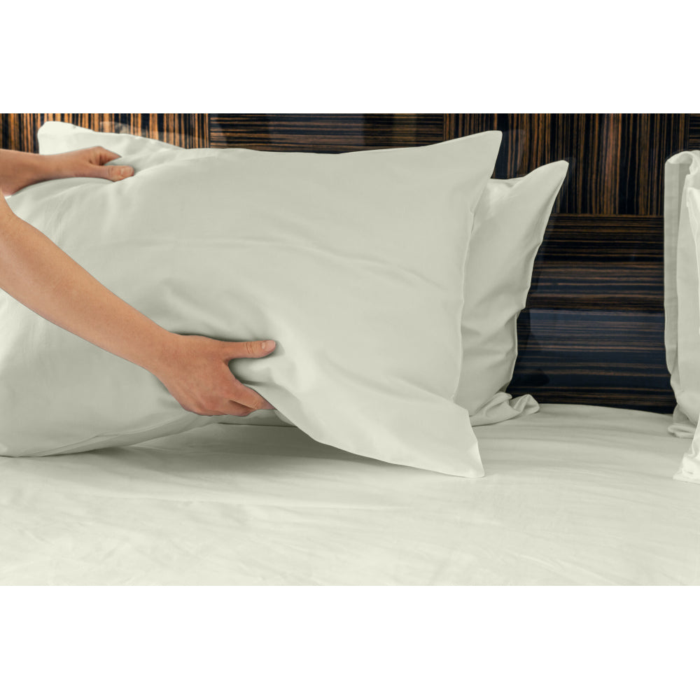Premium Silky Soft 100% Tencel Lyocell Derived from Eucalyptus 4-Piece Sheet Set, Oeko-TEX Certified, King - Crème