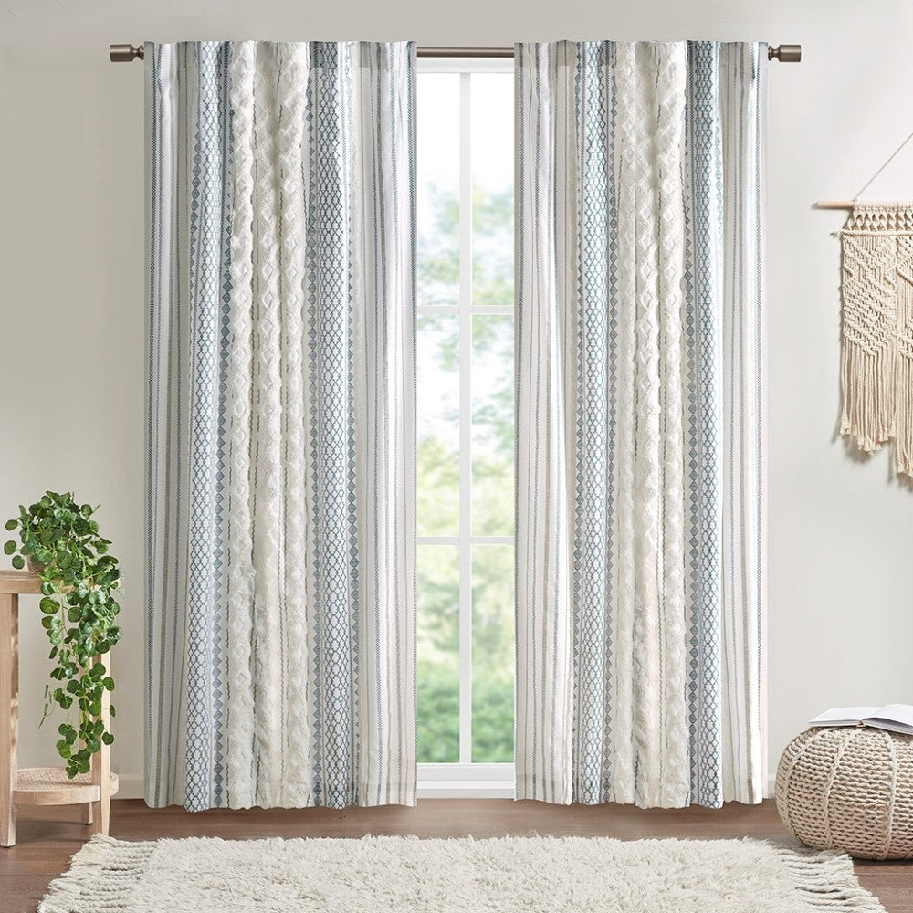 Burnout Printed Curtain Panel
