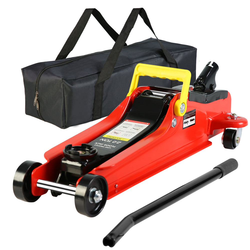 2.5 Ton Low Profile Floor Jack,Steel Racing Floor Jack with Dual PistonsQuick Lift Pump,Hydraulic floor jack Lifting range 3.5"-19.5"
