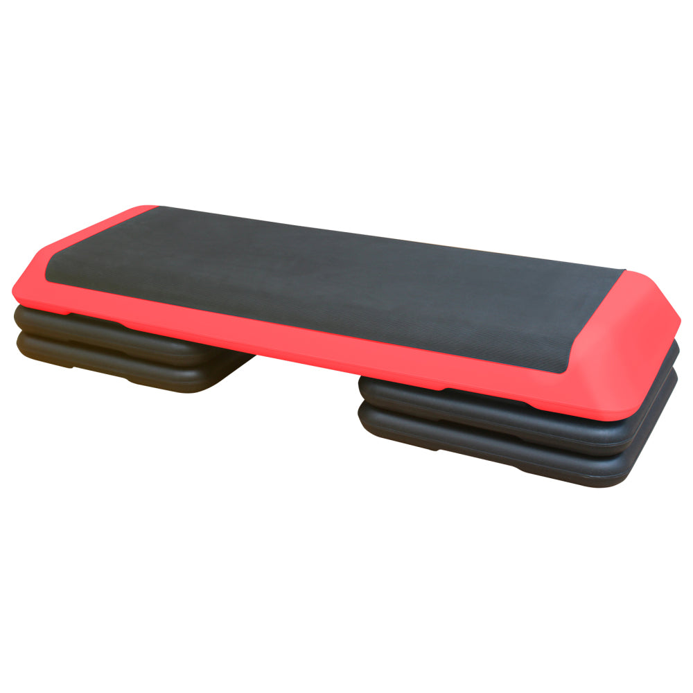 Adjustable Aerobic Step Workout Step with 4 Risers Fitness & Exercise Platform Trainer Yellow