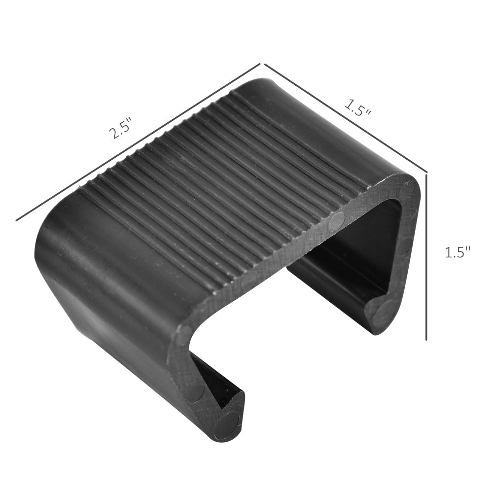 Furniture Clips, Outdoor Sectional Couch Connectors, Wicker Furniture/Chair Clamps for a Module Patio Sofa, Set of 10