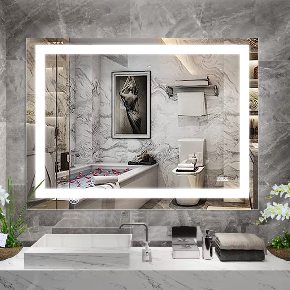(Same as W134070942/L4004) 72"×36" LED Mirror Light Bathroom,anti-Fog & Dimming Led Bathroom Vanity Mirror