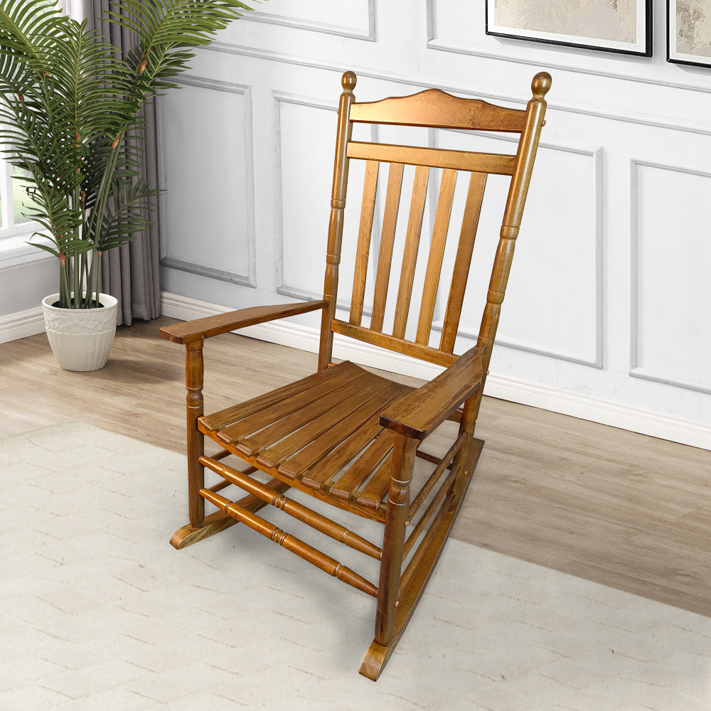 BALCONY PORCH ADULT ROCKING CHAIR Brown