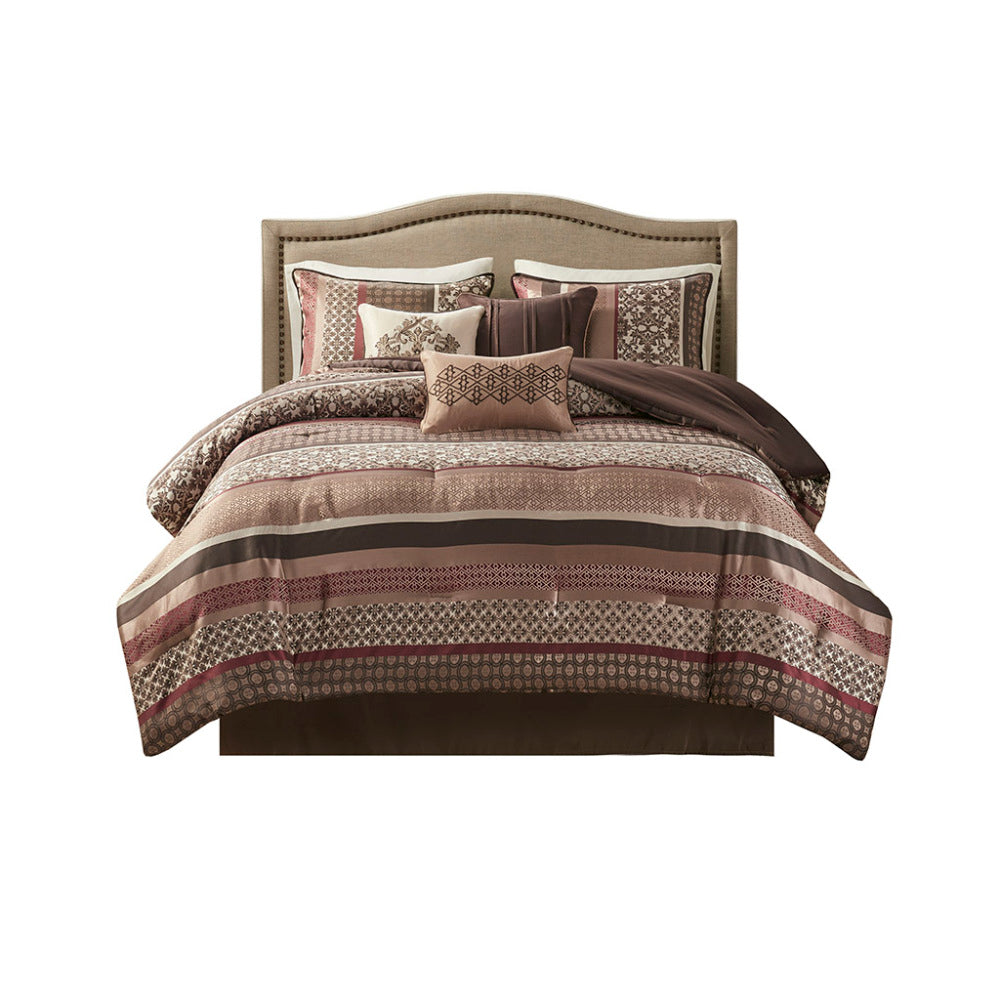 7 Piece Comforter Set Red Queen