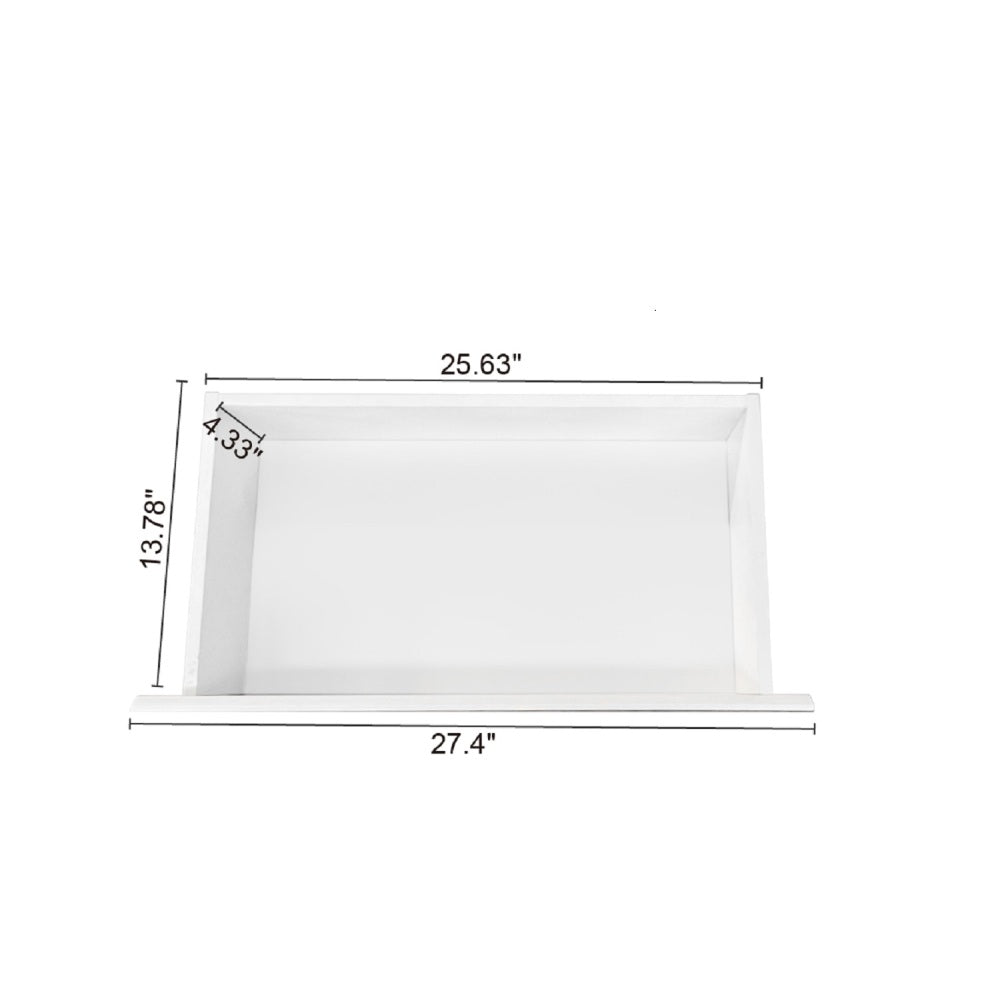 6 Drawer Double Dresser for Bedroom Living Room Hallway,white