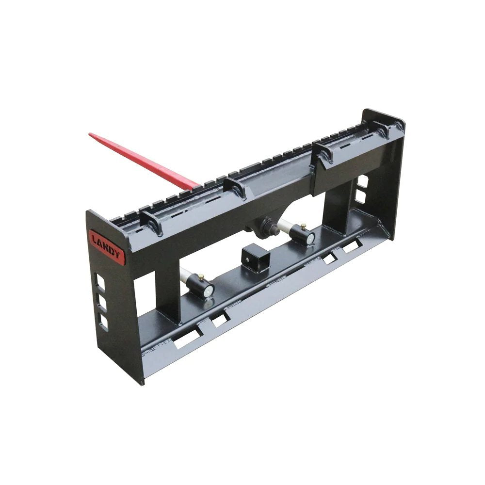 42" Pallet Forks Hay Spear Trailer Hitch for Skid Steer Attachments