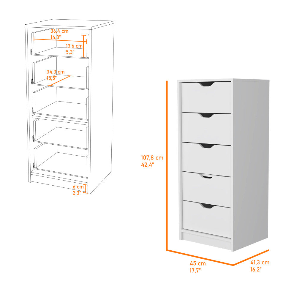 Raymer 2 Piece Bedroom Set, Nightstand + Dresser, White
