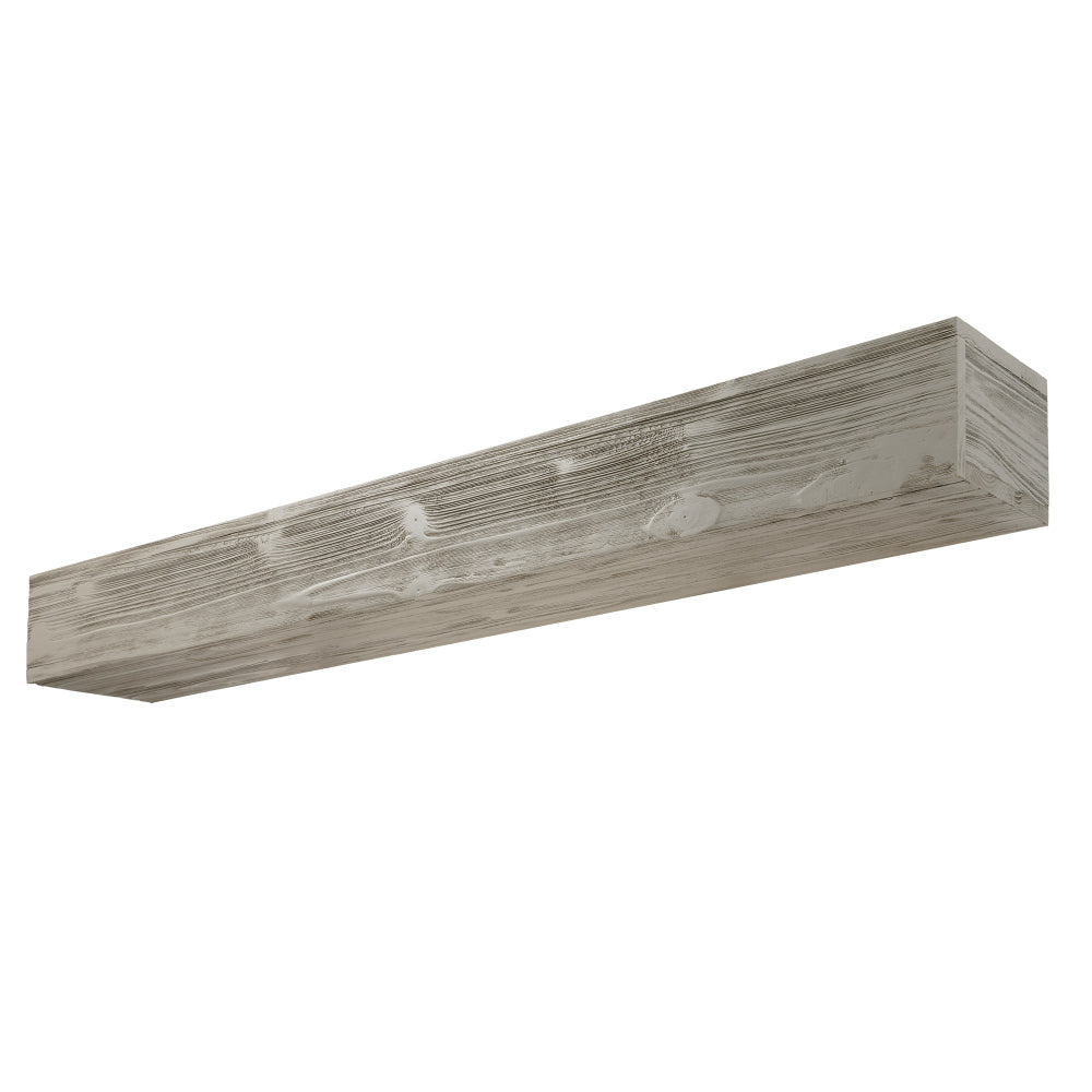 72" Rustic Wood Fireplace Mantel,Wall-Mounted & Floating Shelf for Home Decor