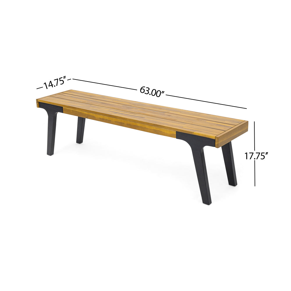 1 DINING TABLE+2 DINING BENCHES