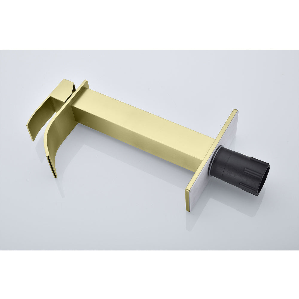 Waterfall Spout Single Handle Bathroom Sink Faucet