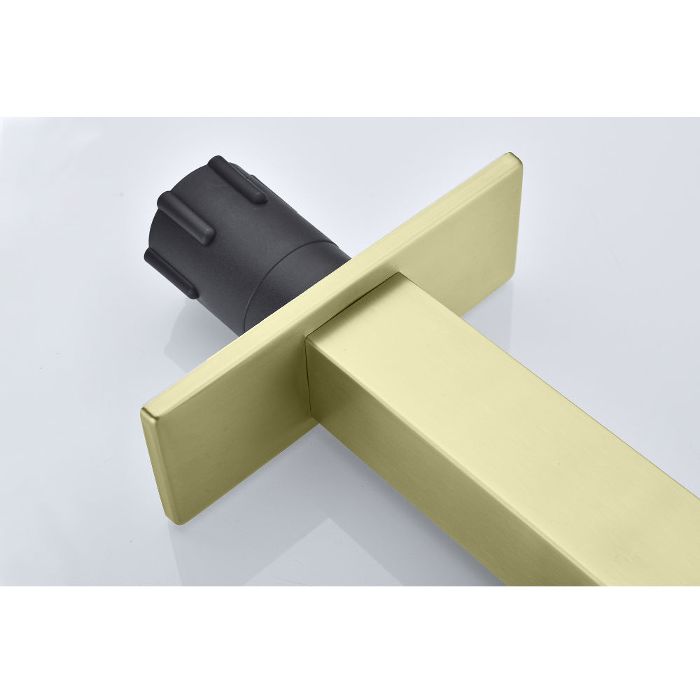 Waterfall Spout Single Handle Bathroom Sink Faucet