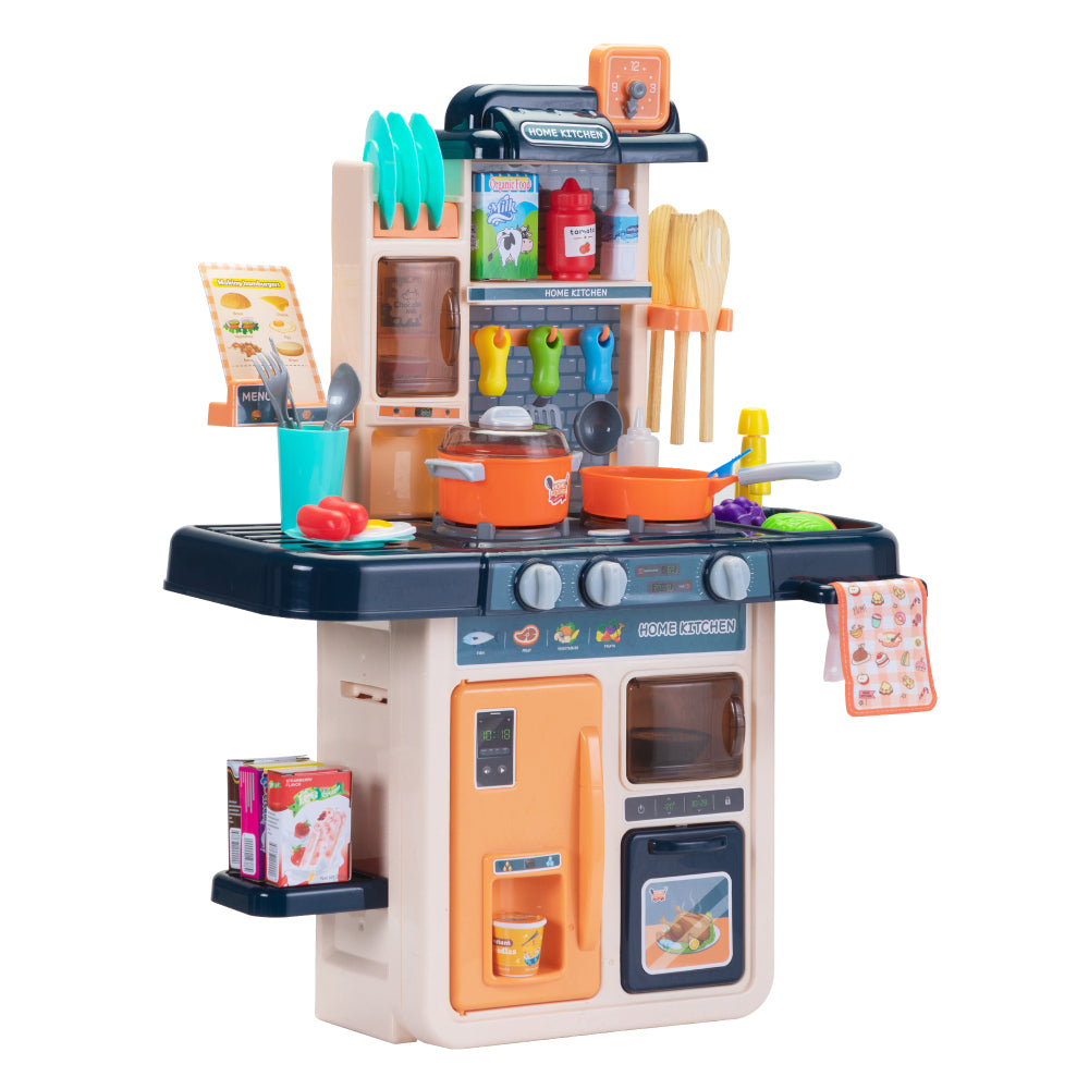 Kids Kitchen Playset Toys - red