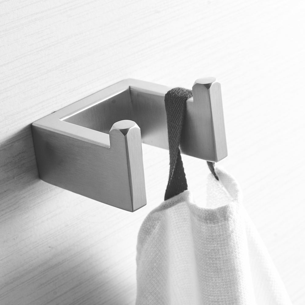 Bathroom Towel Bar, 24 Inch Towel Racks for Bathroom Wall Mounted, Heavy Duty Hand Towel Holder Organizer, Modern Home Towel Rod, Matte Black Single Bar