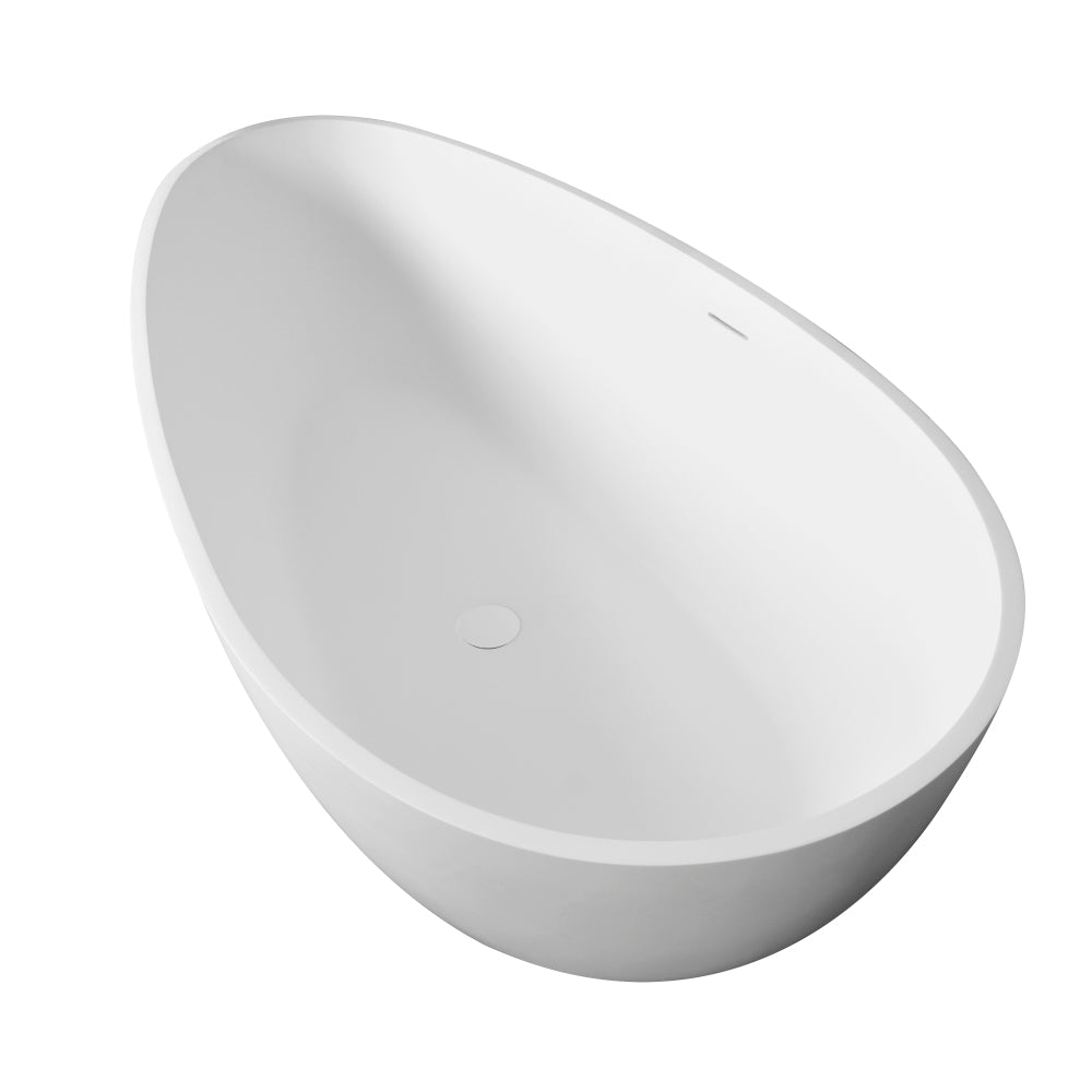 66.9 inch freestanding solid surface soaking bathtub for bathroom