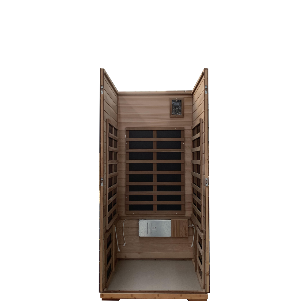 Red Cedar Single Outdoor Sauna Outdoor Indoor Wooden Sauna Room