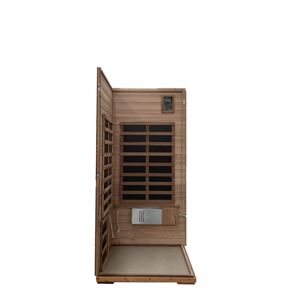 Red Cedar Single Outdoor Sauna Outdoor Indoor Wooden Sauna Room