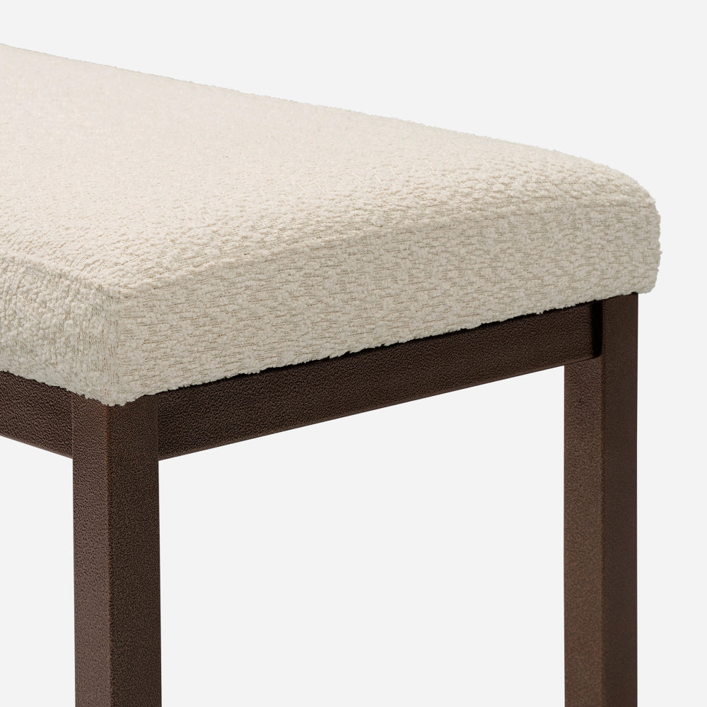Normsman Pelican Bench - Pearl White
