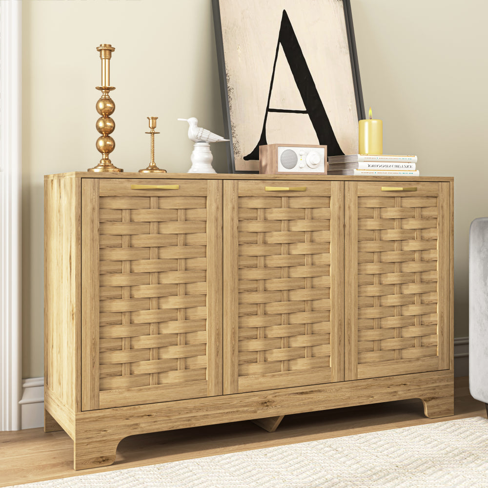 Wood 4 Drawer Dresser for Bedroom, Large Double Dresser with Wide Drawers, Modern Chest of Drawers,Storage Organizer Dresser,Nursery Dresser,for Living Room, Hallway, Bedroom, Kids Bedroom