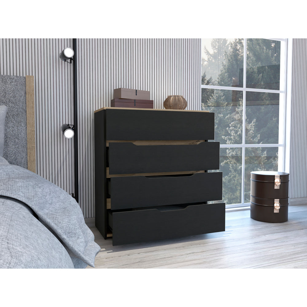 California Drawer Dresser, Four Spacious Drawers, Superior Top