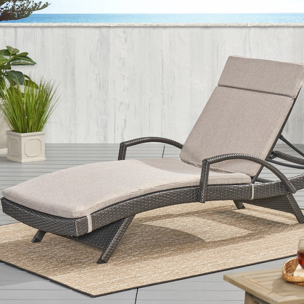 52005.00CUSH-BLU (2PCS) SALEM Outdoor Chaise Lounge Cushion (Without Chaise Lounge)