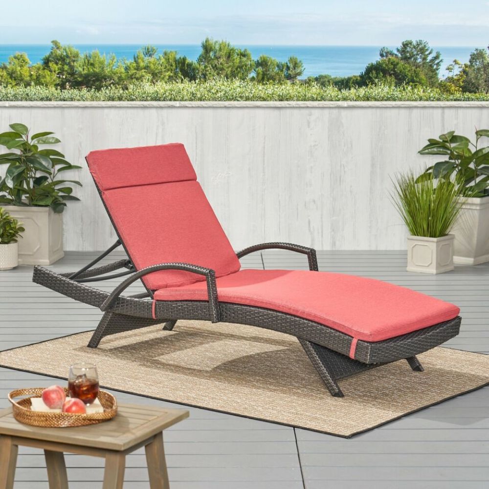 52005.00CUSH-BLU (2PCS) SALEM Outdoor Chaise Lounge Cushion (Without Chaise Lounge)