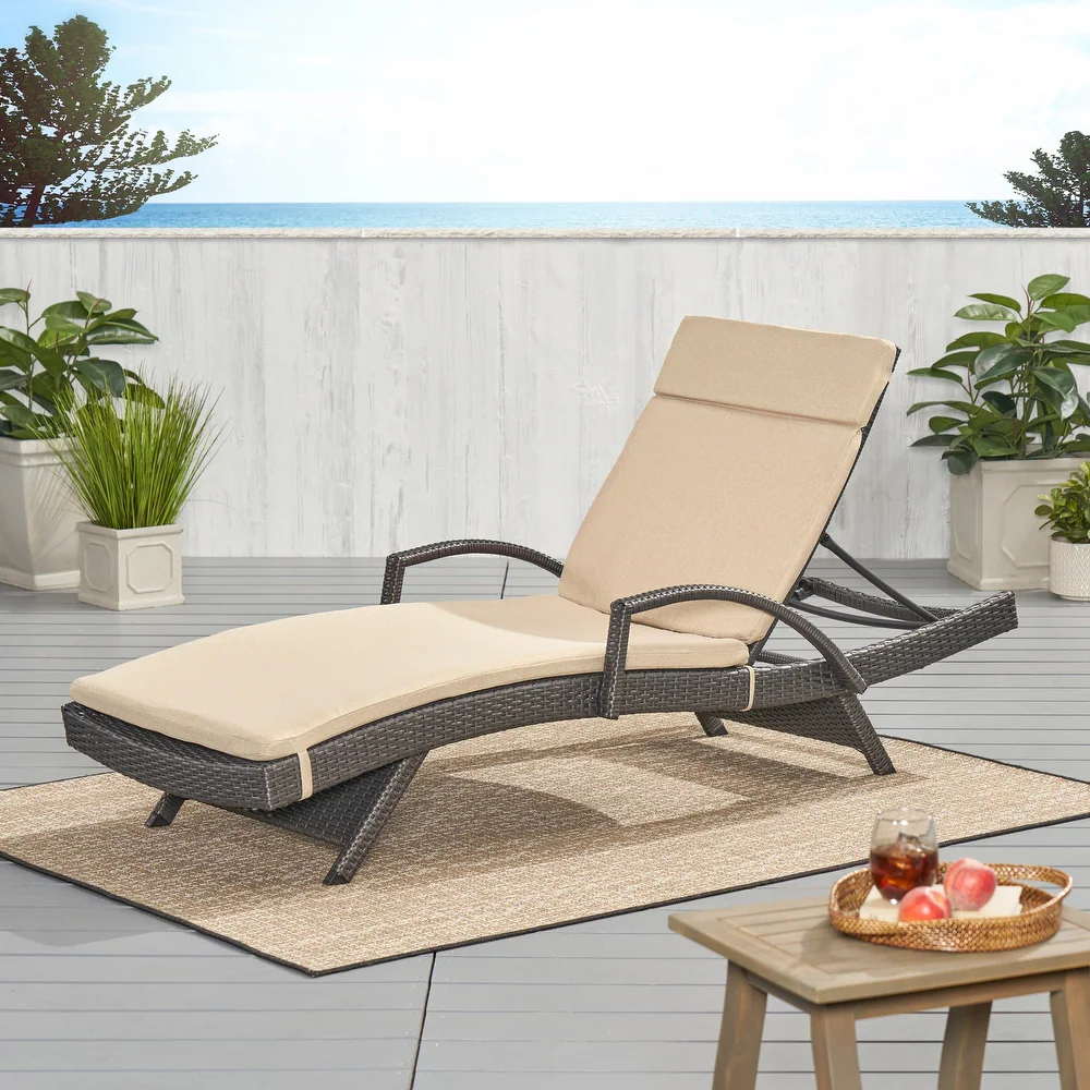 52005.00CUSH-BLU (2PCS) SALEM Outdoor Chaise Lounge Cushion (Without Chaise Lounge)