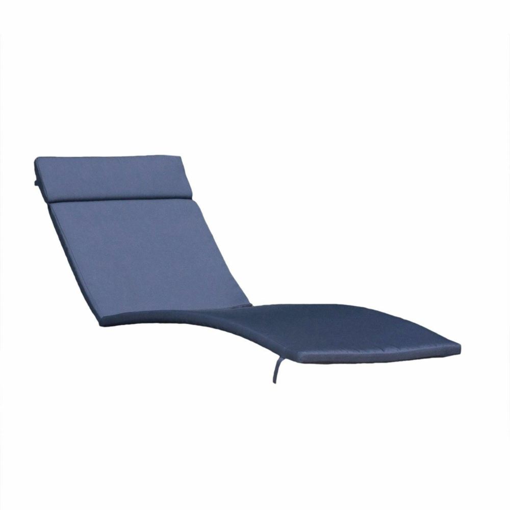 52005.00CUSH-BLU (2PCS) SALEM Outdoor Chaise Lounge Cushion (Without Chaise Lounge)