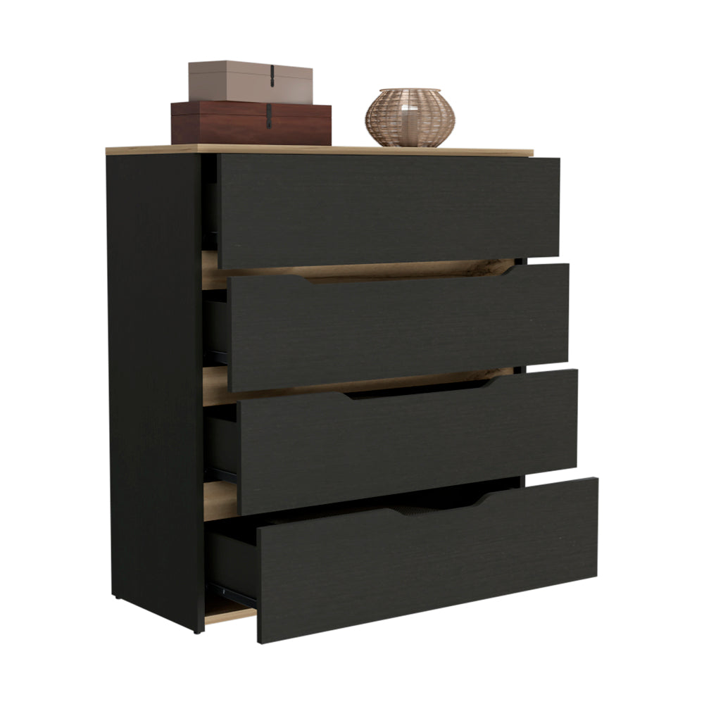 California Drawer Dresser, Four Spacious Drawers, Superior Top
