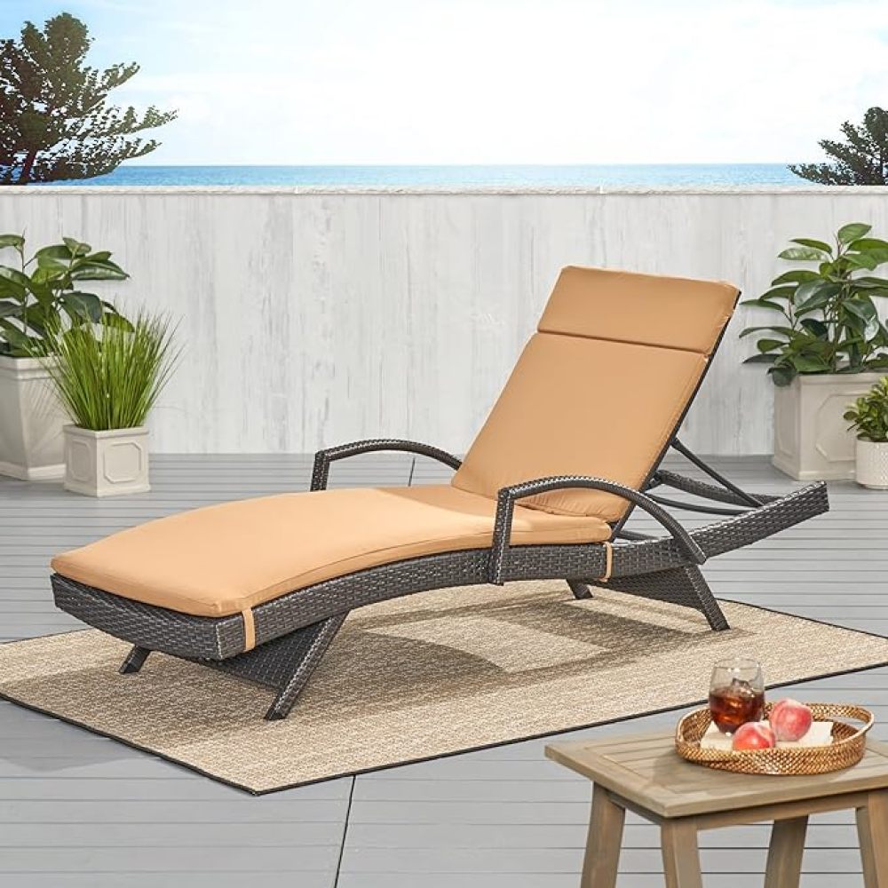 52005.00CUSH-BLU (2PCS) SALEM Outdoor Chaise Lounge Cushion (Without Chaise Lounge)
