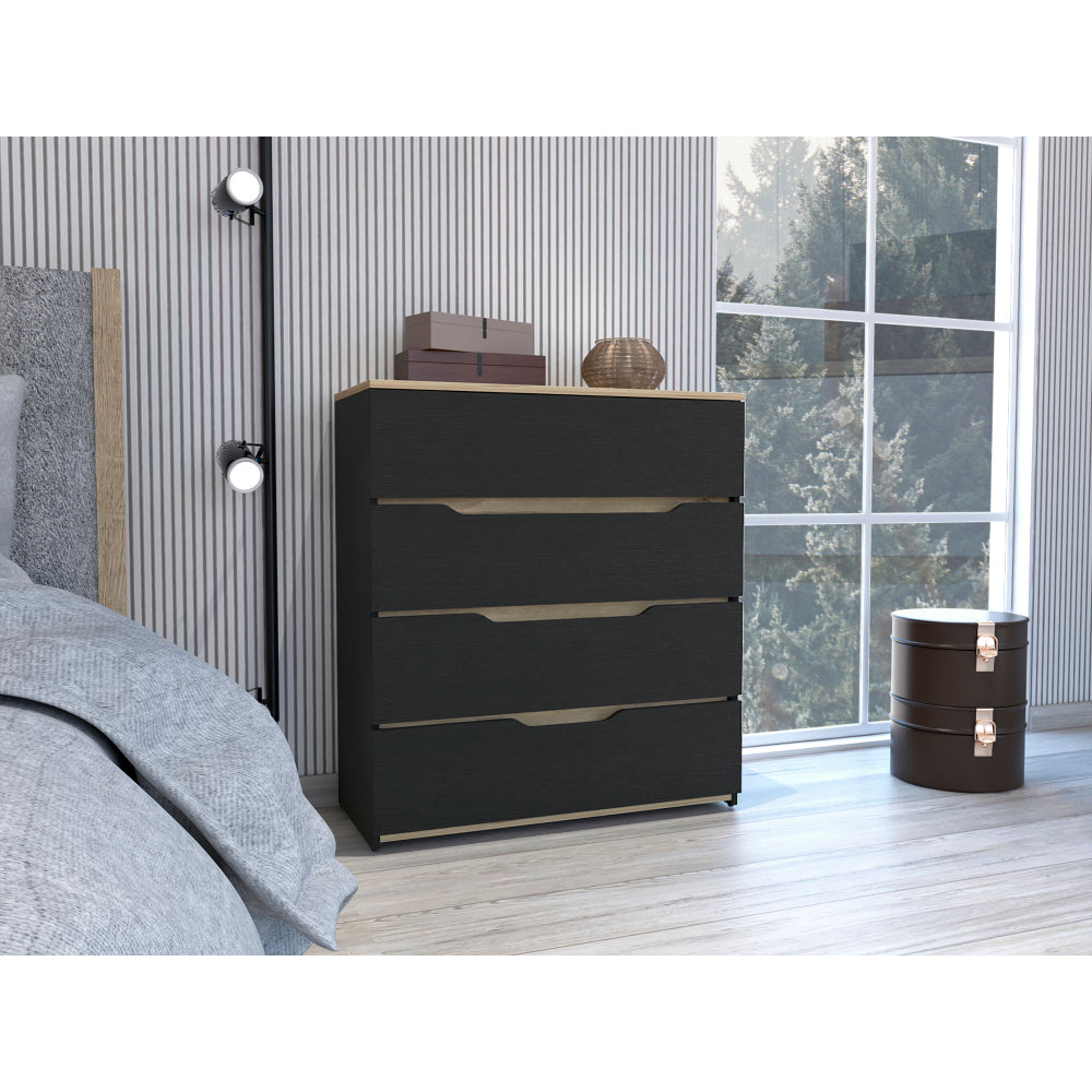 California Drawer Dresser, Four Spacious Drawers, Superior Top
