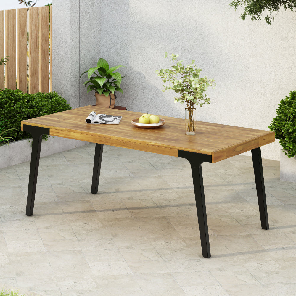 1 DINING TABLE+2 DINING BENCHES