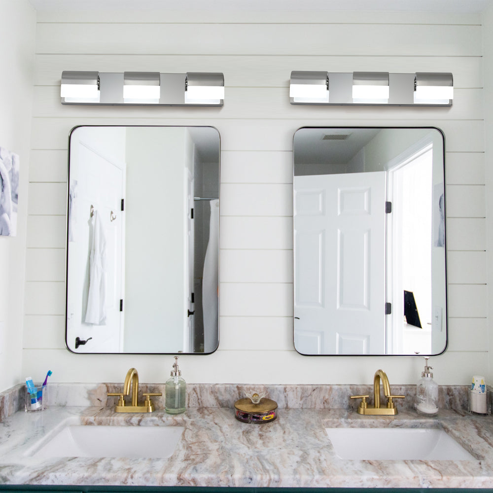 (Same as W1340110596/L2011) Bathroom Vanity Lighting 3-Light LED Vanity Lights Over Mirror Bath Wall Lighting