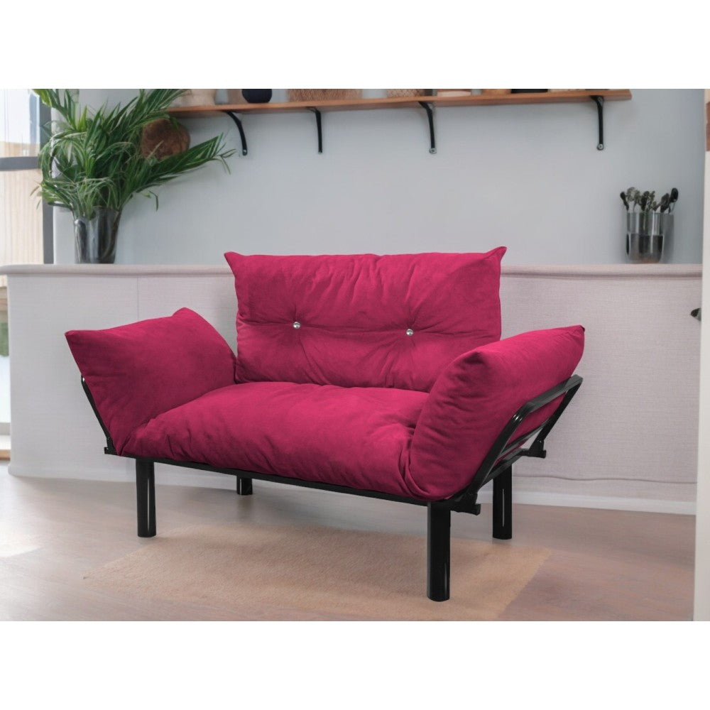 Ada Love seat, Fuscia