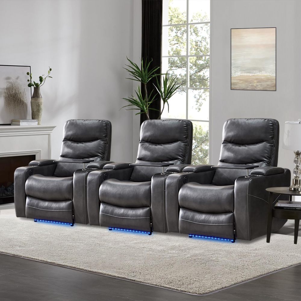 Power reclining chair Black color
