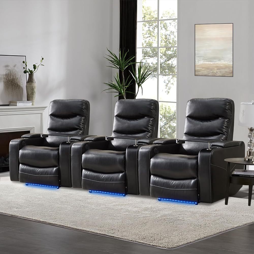 Power reclining chair Black color