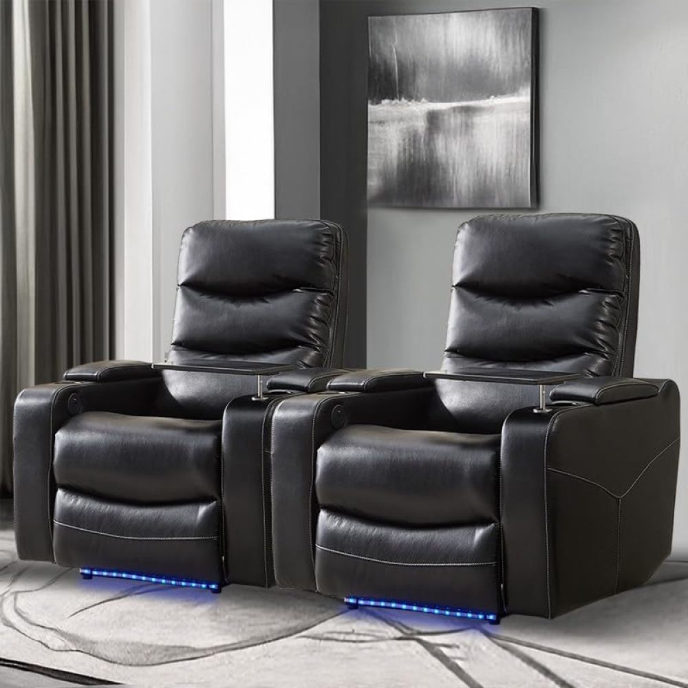 Power reclining chair Black color