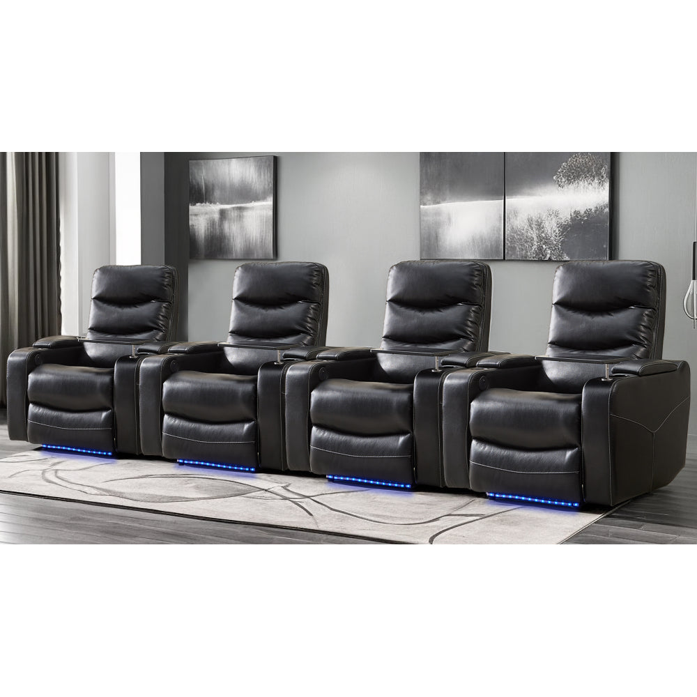 Power reclining chair Black color