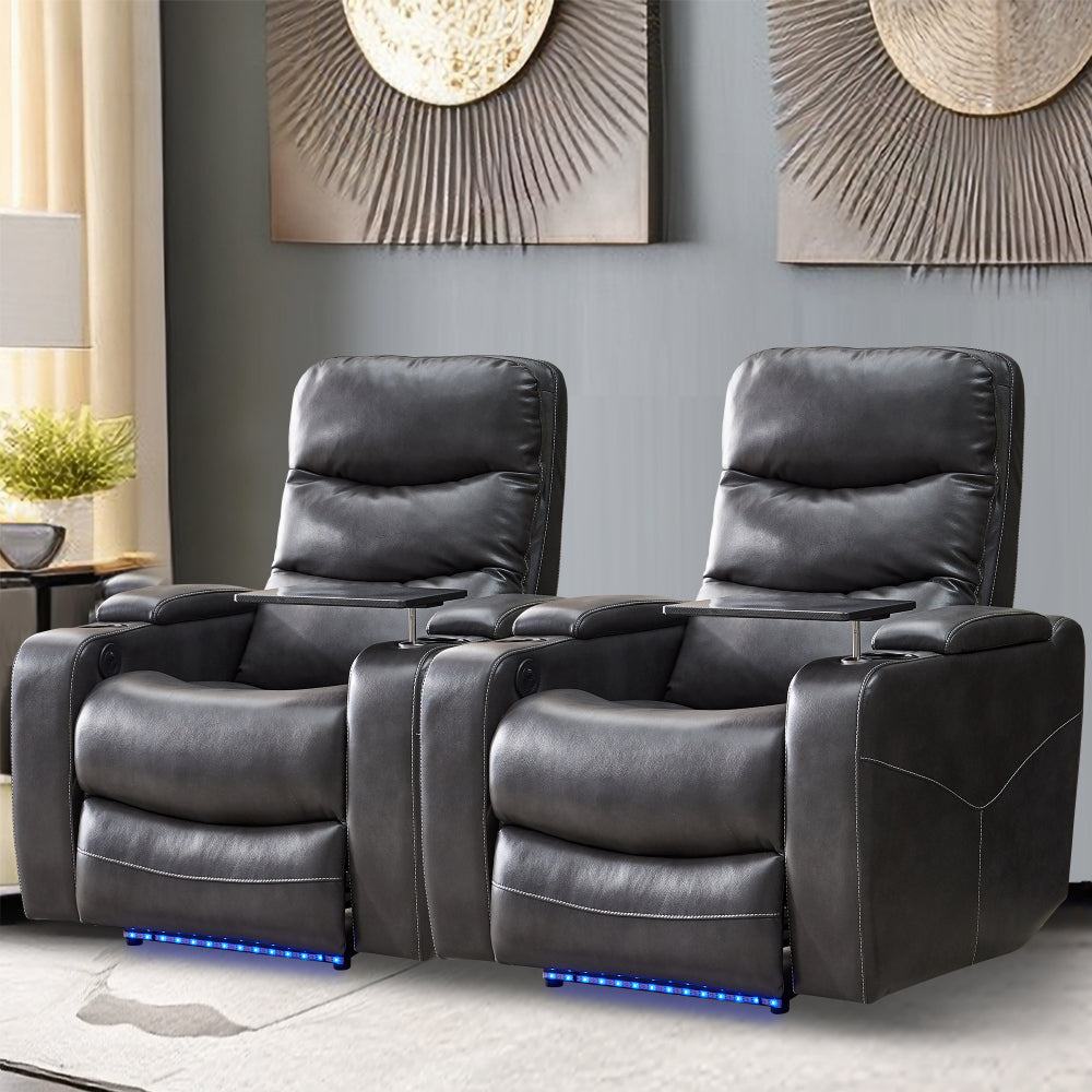 Power reclining chair Black color