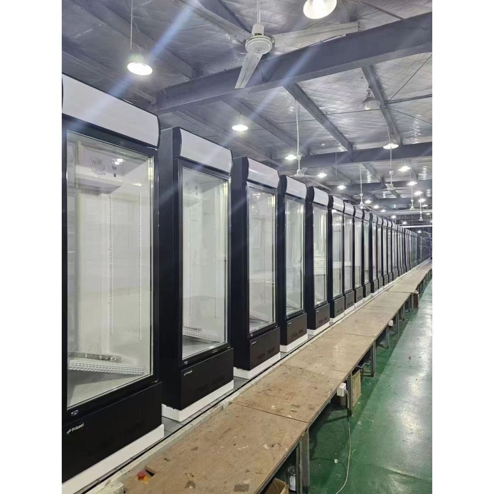 23" Single Glass Door Refrigerator with LED lights inside the catsers ETL/NSF approved