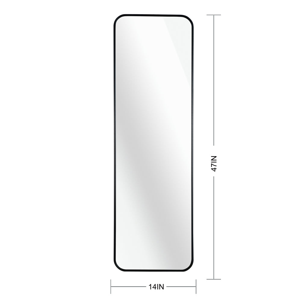 Black 47 x 14IN Door mirror.(W2203P182244)
