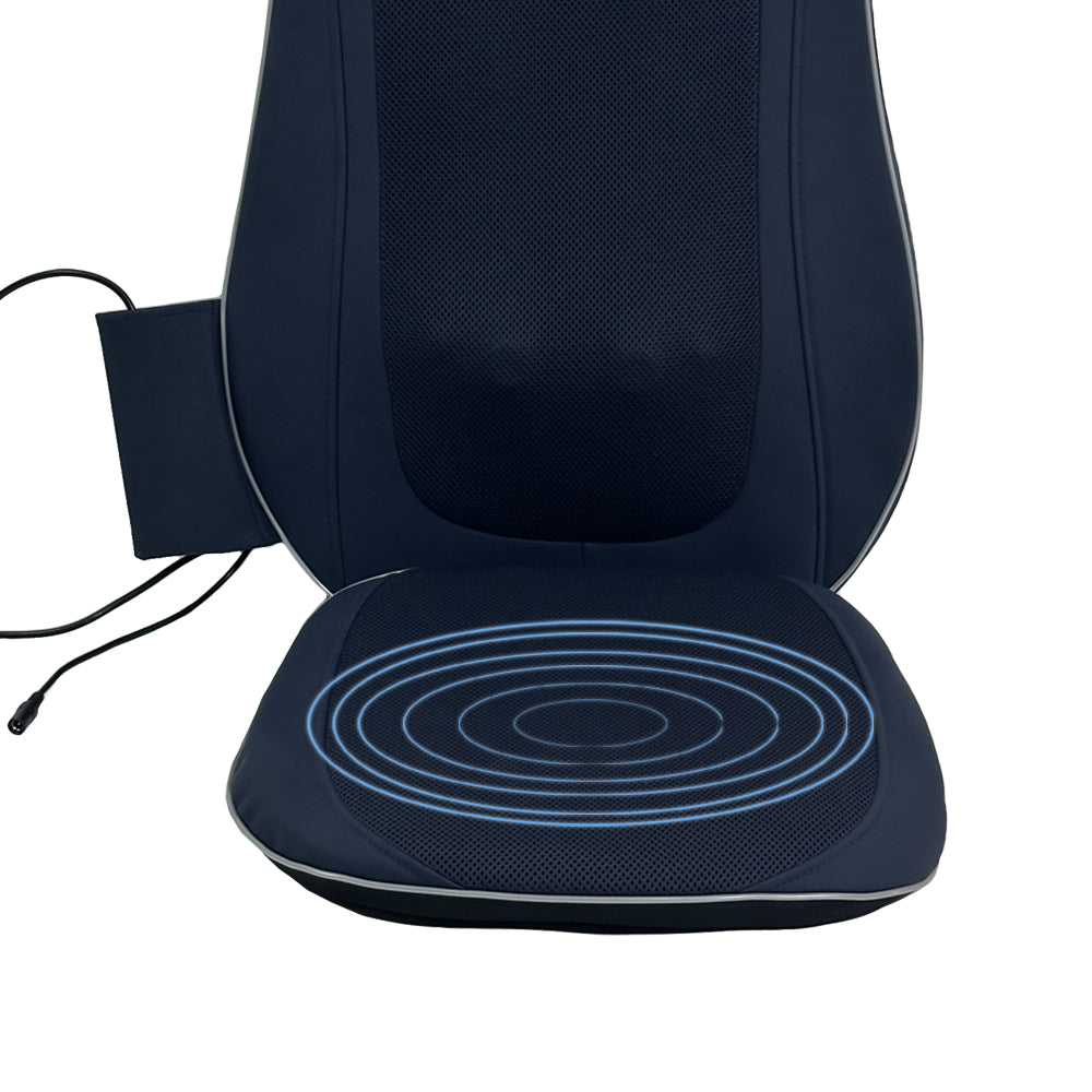 Shiatsu Back Massager with Kneading and Heating-Dark Blue