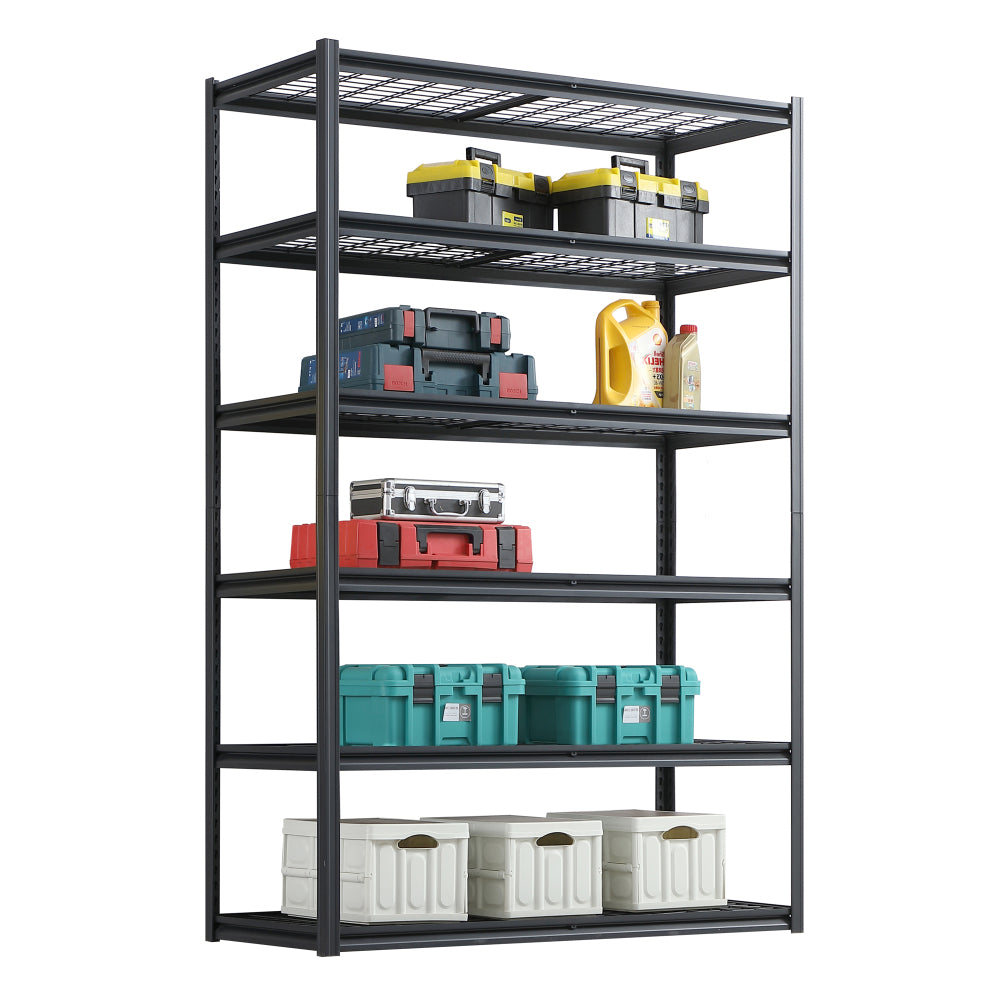 5 Tier Heavy Duty Metal Storage Shelves ,Easy to Assemble ,Adjustable ,Storage Shelves for Basements, Garages and Kitchen, 72 "H*47.2 "W*17.7 "D